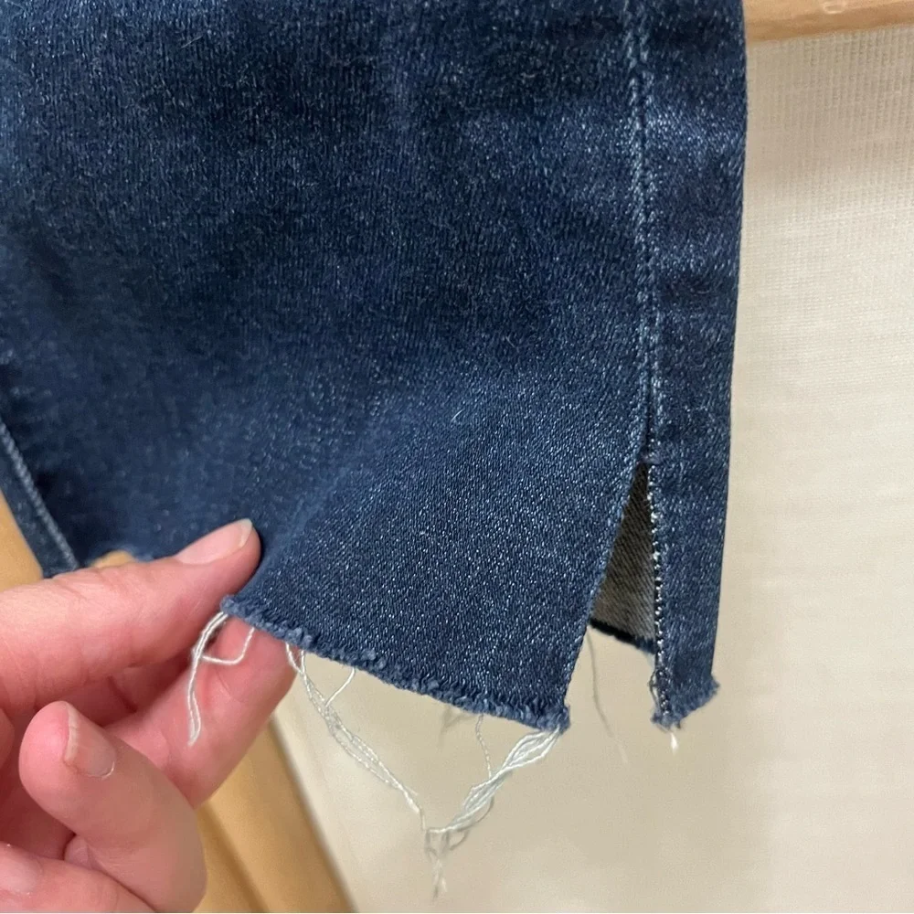MOTHER The Rascal Ankle Snippet in Here Kitty Kitty Size 24